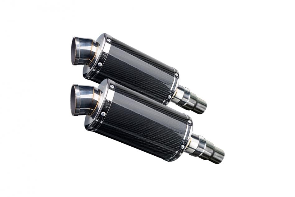 TRIUMPH SPEED TRIPLE 1050 2011-2014 Echappement Pot 225mm Ovale Carbone PISTE