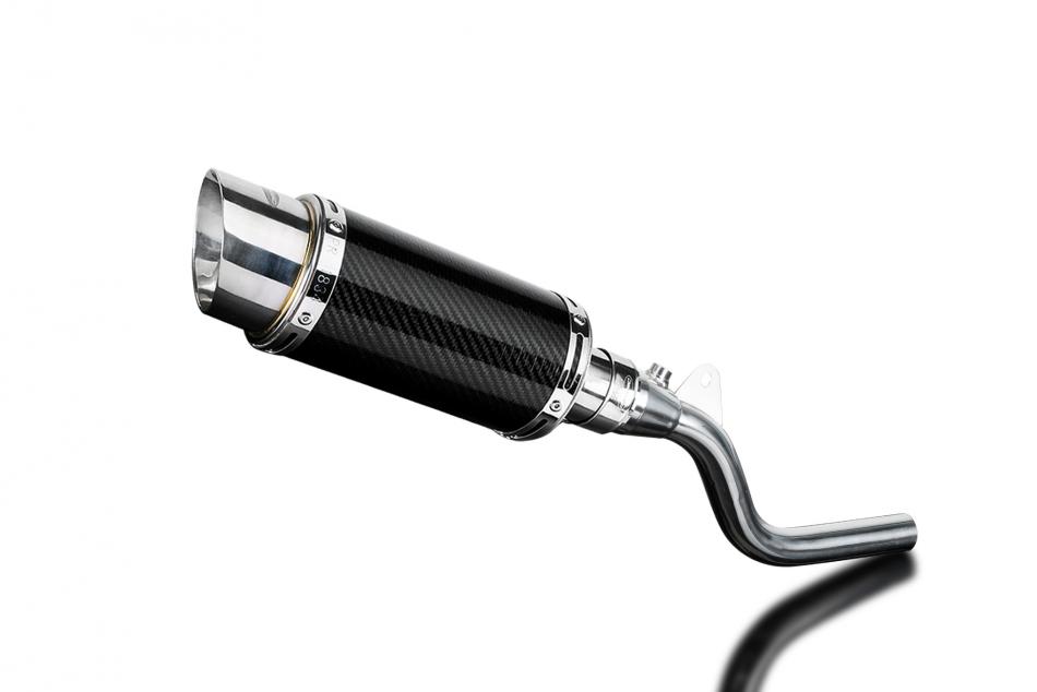 KAWASAKI KLX250 KLX250S 2009-18 Echappement Pot 200mm Rond Carbone PISTE