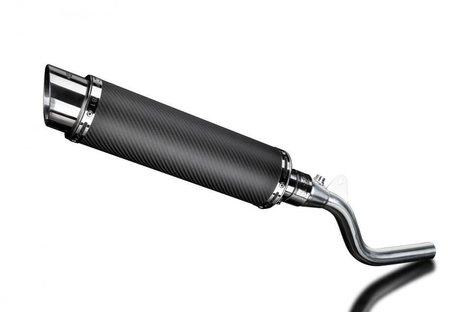KAWASAKI KLX250 S 2009-2018 Echappement Silencieux 350mm Rond Carbone