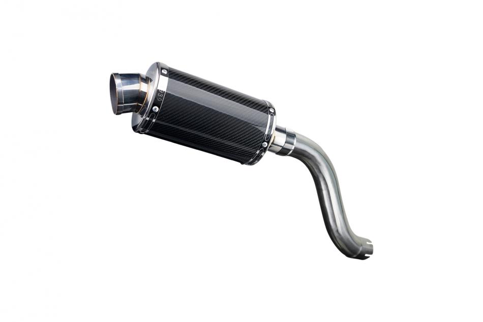 TRIUMPH Speed Triple 955i 2002-2004 Echappement HAUT Pot 225 Ovale Carbone PISTE