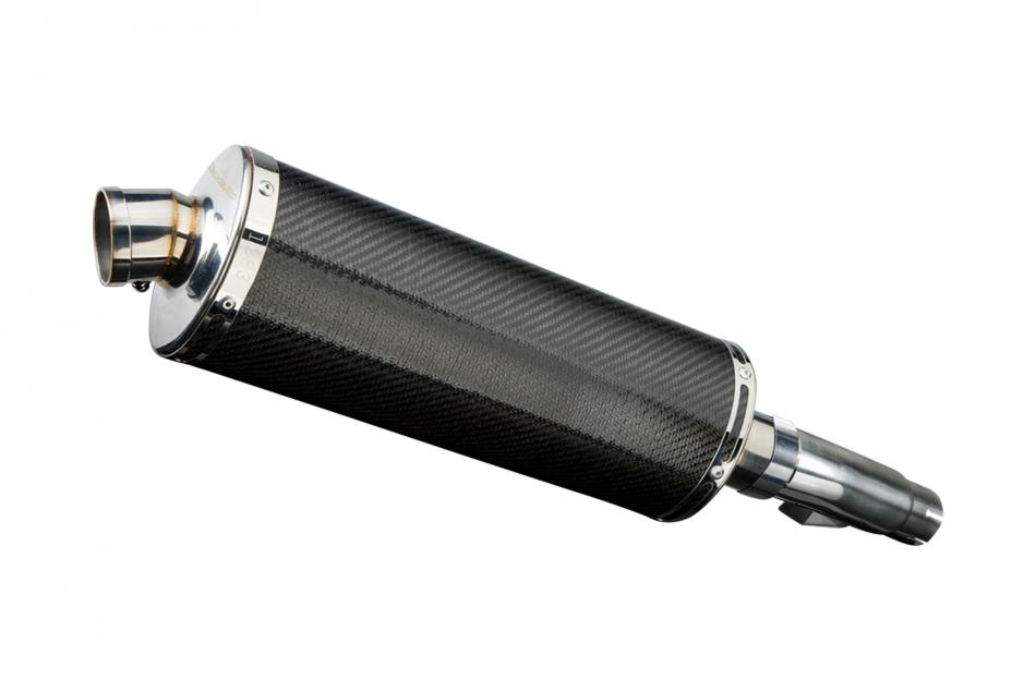 HONDA NC700D-NC700S NC700X 2012-2017 Echappement Silencieux 350mm Ovale Carbone