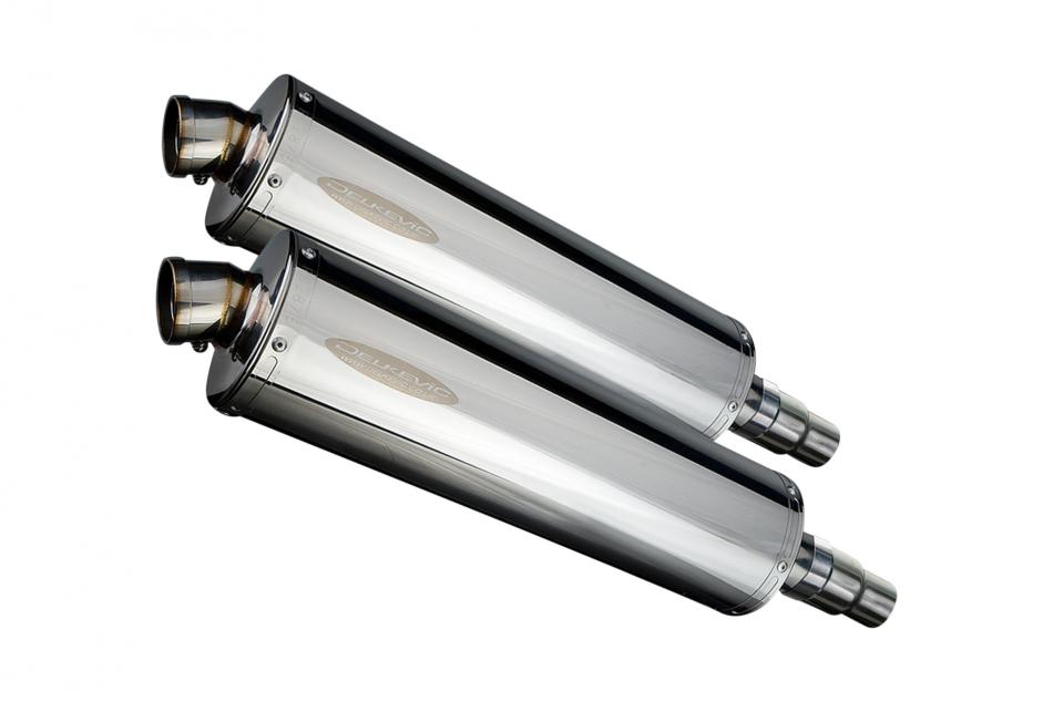 TRIUMPH SPEEDTRIPLE R1050 2012-2016 Echappement Silencieux 450mm Ovale Inox