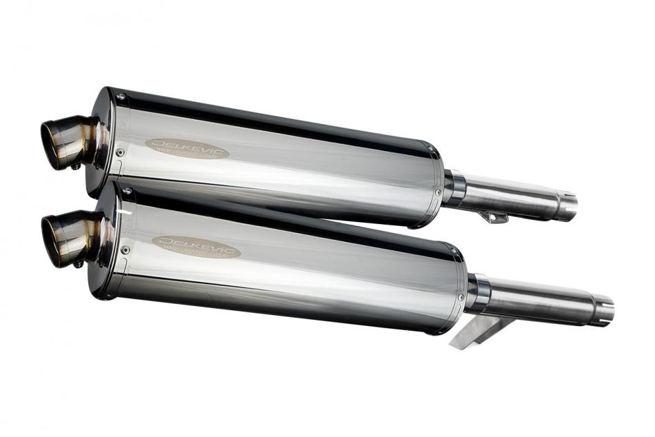 KAWASAKI GPZ900R ZX900A 1984-2003 Echappement Silencieux 450mm Ovale Inox