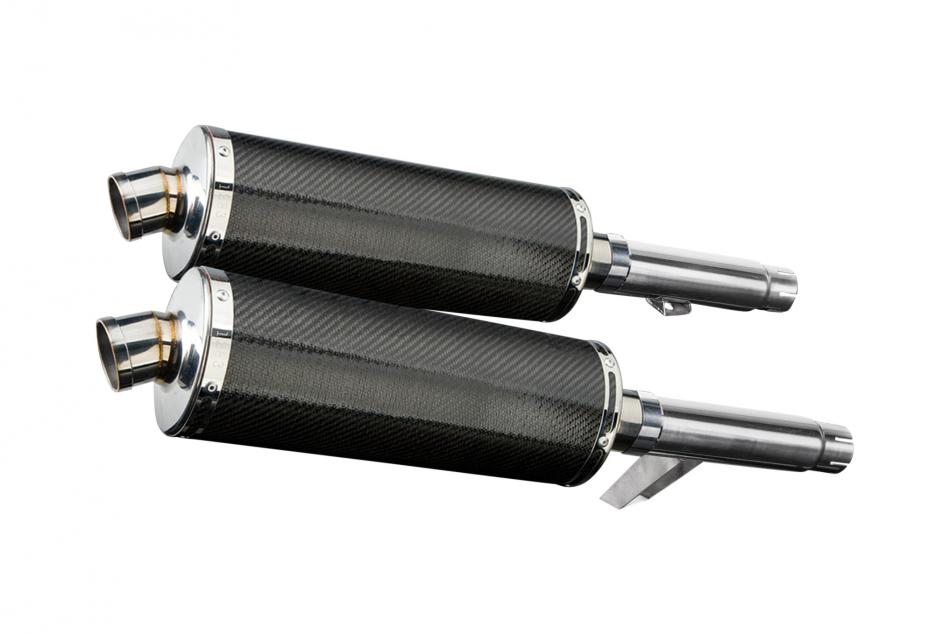 KAWASAKI GPZ900R ZX900A 1984-2003 Echappement Silencieux 350mm Ovale Carbone