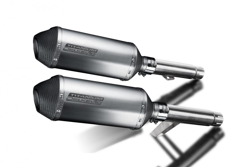 Kawasaki GPZ900R ZX900A 1984-03 Echappement KIT-Silencieux 260mm X-Ovale Titane