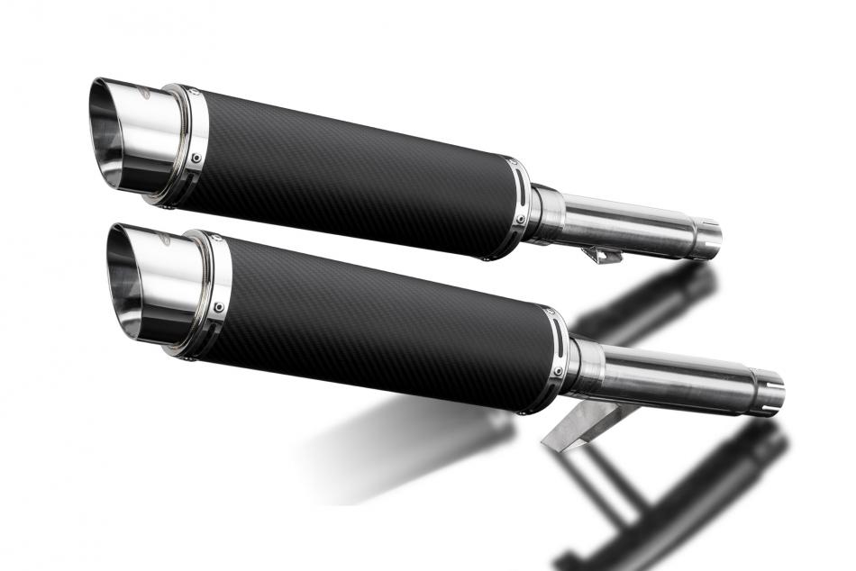 KAWASAKI GPZ900R ZX900A 1984-03 Echappement Silencieux 350mm Rond Carbone