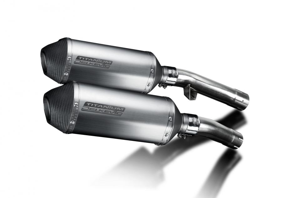 Yamaha FJ1100 FJ1200 1984-1987 Echappement KIT-Silencieux 260mm X-Ovale Titane