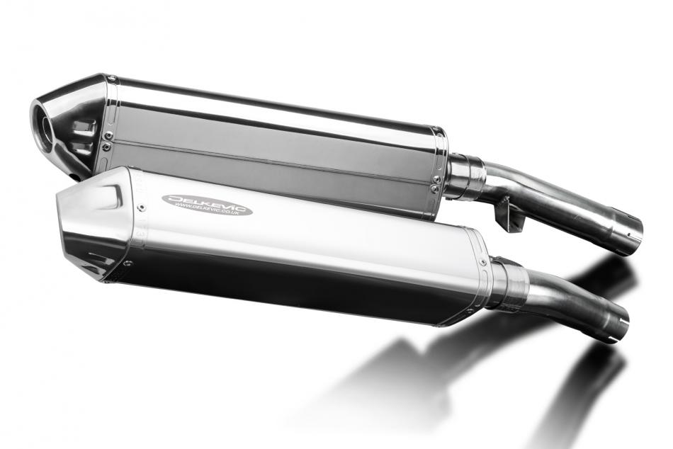 Yamaha FJ1100 FJ1200 1984-1987 Echappement KIT-Silencieux 420mm Tri-Ovale Inox