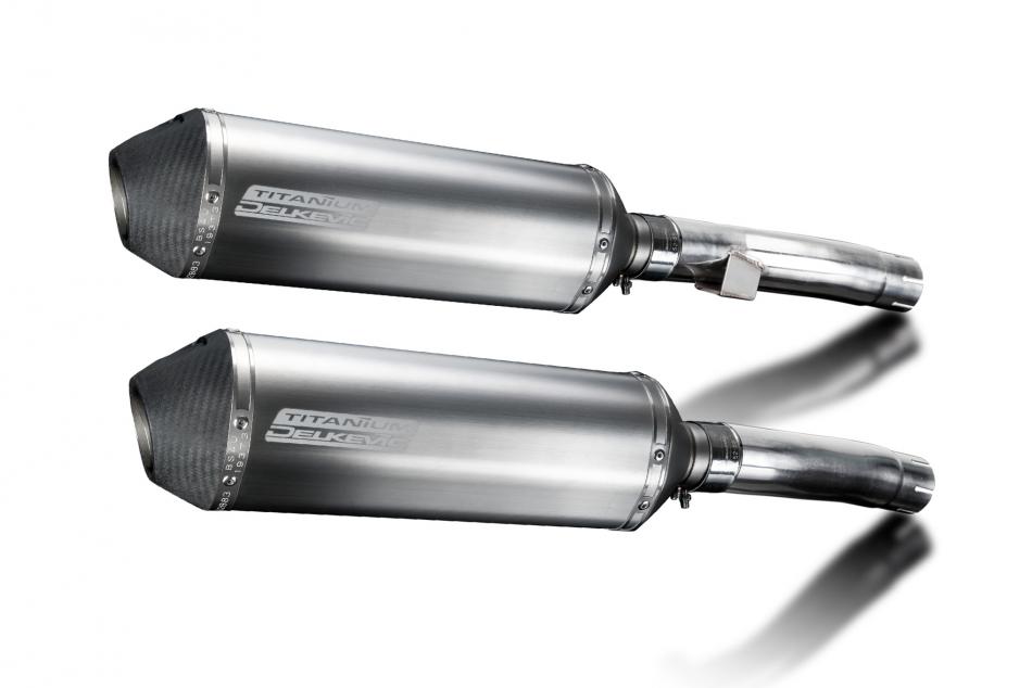 Kawasaki ZR1100A Zephyr 1992-95 Echappement KIT-Silencieux 343mm X-Ovale Titane