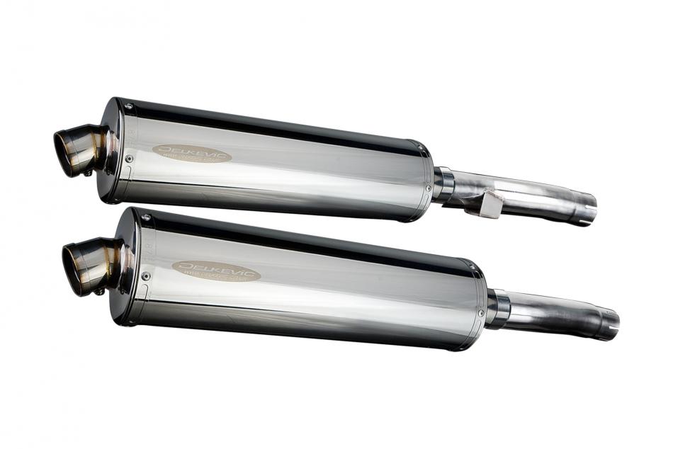 KAWASAKI ZR1100A ZEPHYR 1992-1995 Echappement Silencieux 450mm Ovale Inox