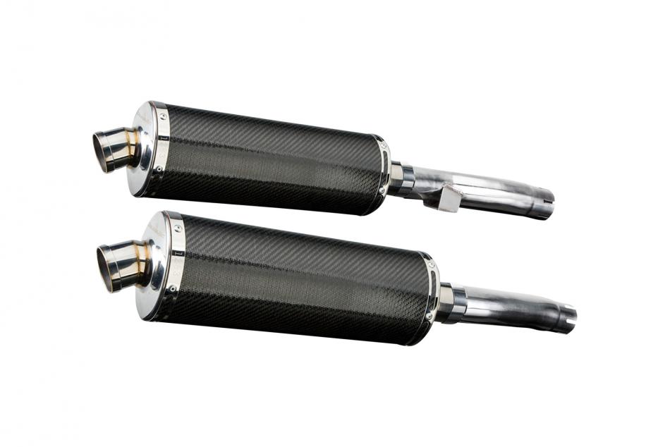 KAWASAKI ZR1100A ZEPHYR 1992-1995 Echappement Silencieux 350mm Ovale Carbone