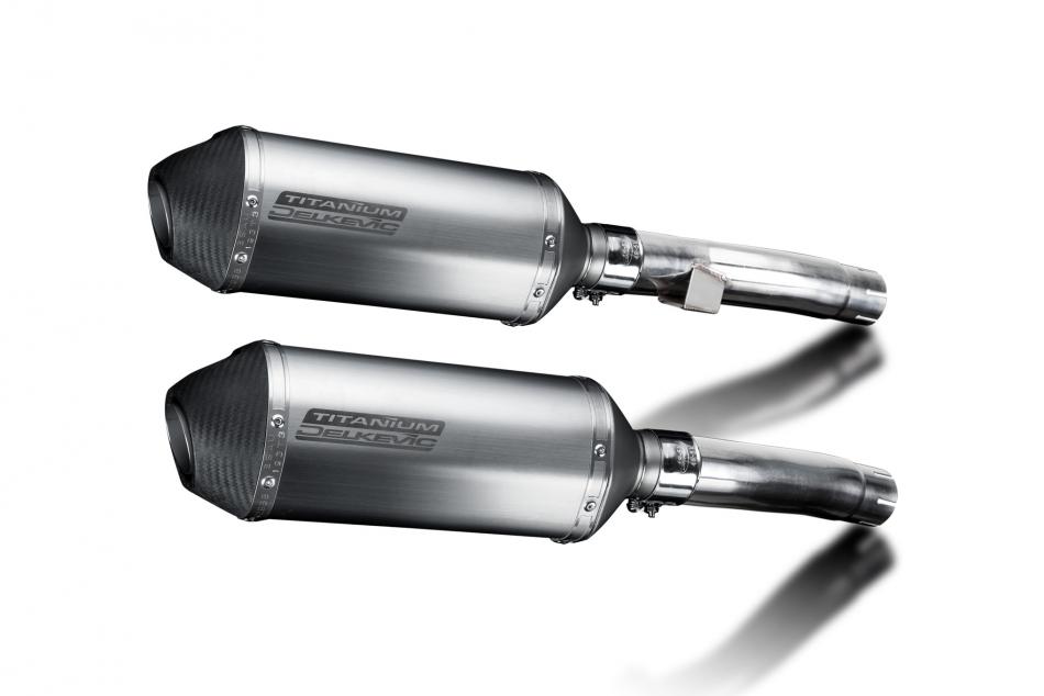 Kawasaki ZR1100A Zephyr 1992-95 Echappement KIT-Silencieux 260mm X-Ovale Titane