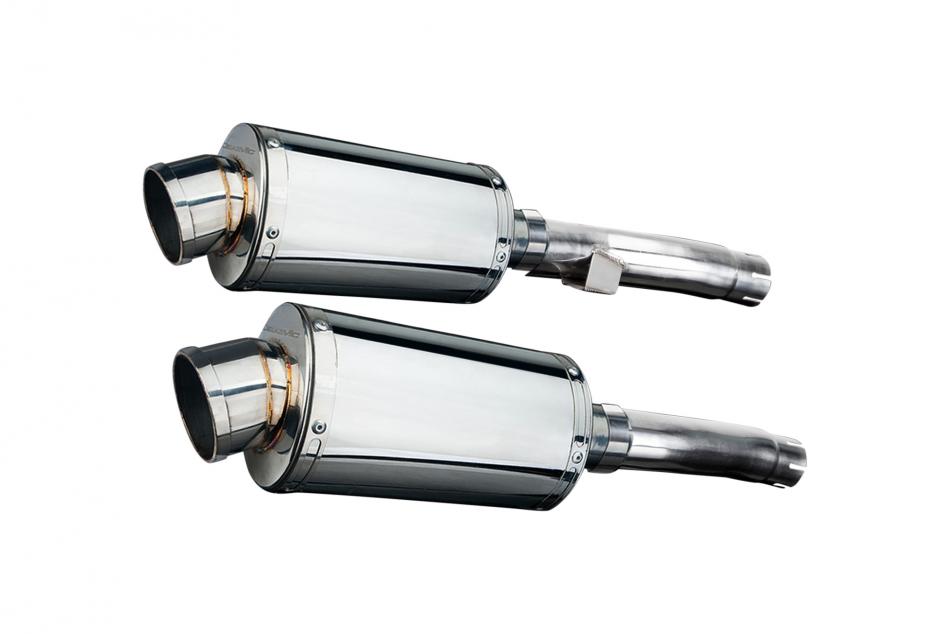 KAWASAKI ZR1100A Zephyr 1992-1995 Echappement Silencieux 225 Ovale Inox PISTE