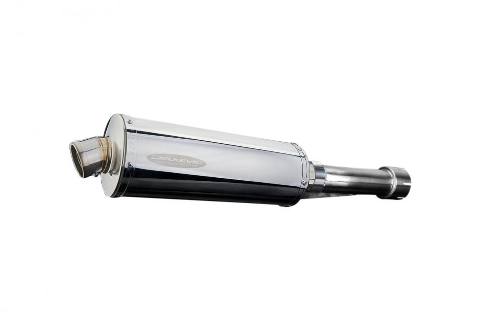 HONDA GB400F-F2-TT H3 NC20 85-89 Echappement Silencieux 350mm Ovale Inox