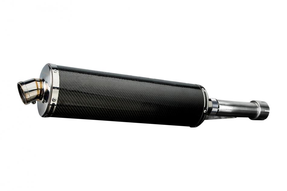 HONDA GB400F-F2-TT H3 NC20 85-89 Echappement Silencieux 450mm Ovale Carbone