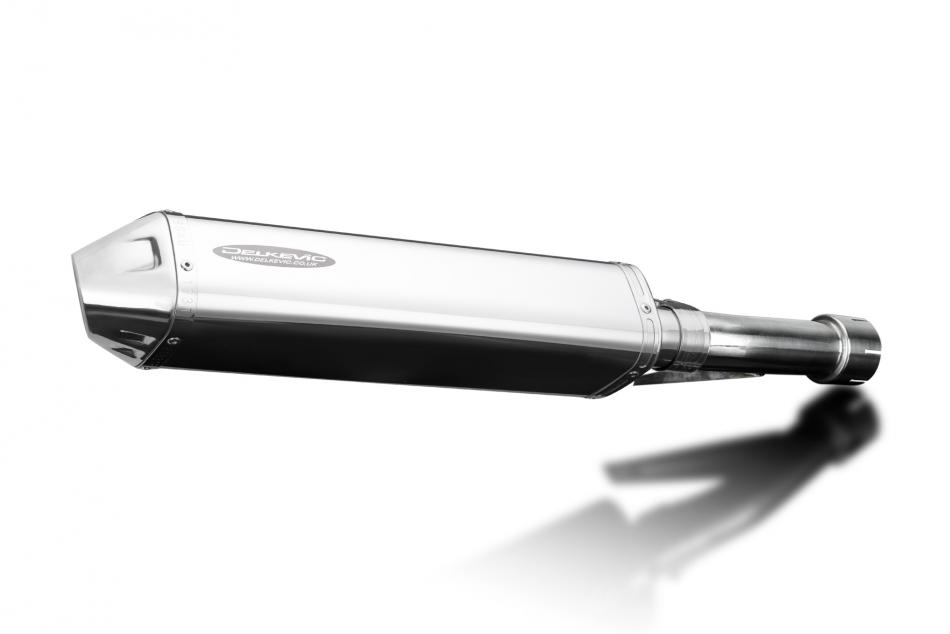 Honda GB400F F2 TT H3 NC20 85-89 Echappement KIT-Silencieux 420mm Tri-Ovale Inox