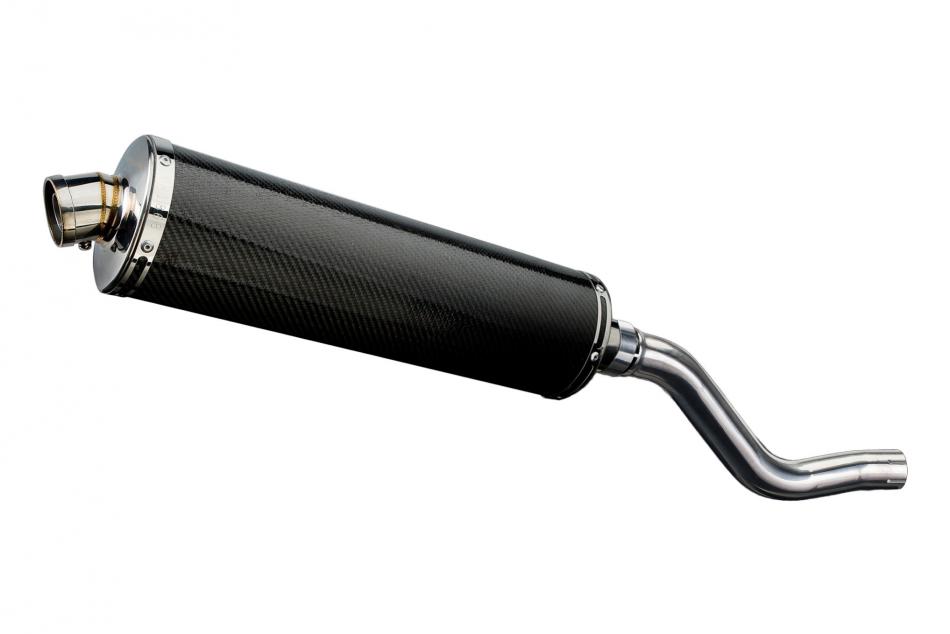 Kawasaki KLR650E 2008-2024 Echappement Silencieux 450mm Ovale Carbone