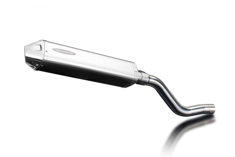 Kawasaki KLR650E 2008-2024 Echappement KIT-Silencieux 420mm Tri-Ovale Inox