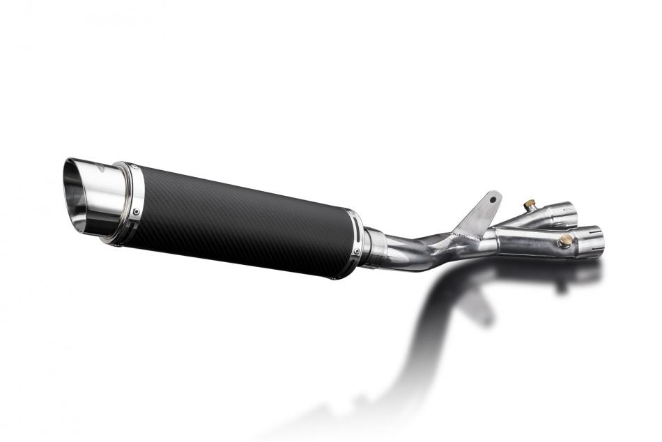 YAMAHA MT-10 MT10 2016-2020 Echappement DECAT Silencieux 350mm Rond Carbone