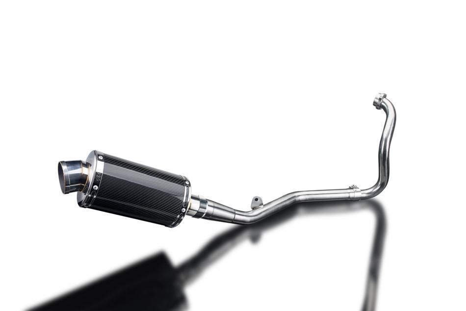 YAMAHA YZF-R125 2014-2016 Echappement Complet DECAT 225mm Ovale Carbone PISTE