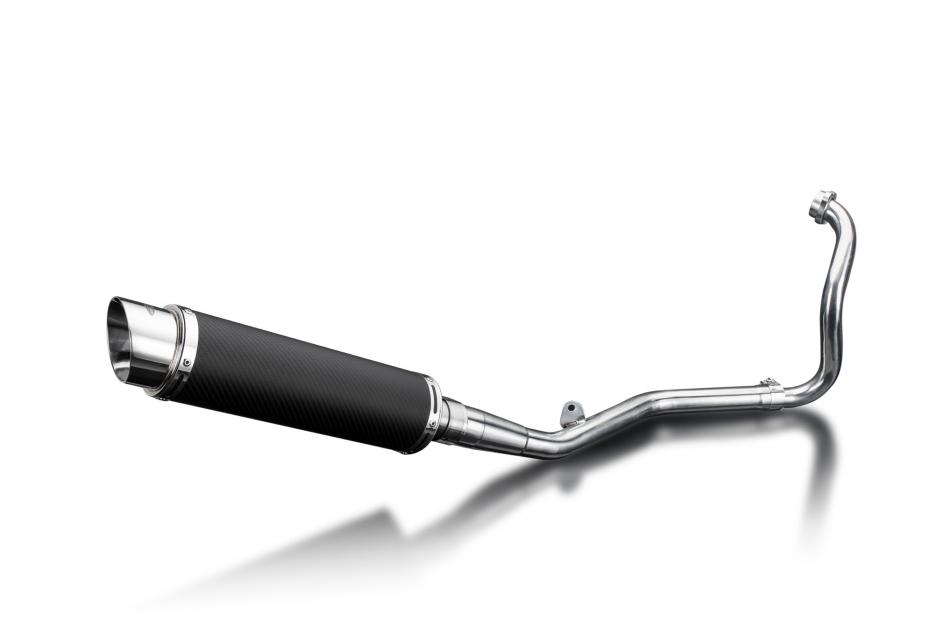YAMAHA YZFR125 2014-2016 Echappement Complet DECAT Silencieux 350mm Rond Carbone