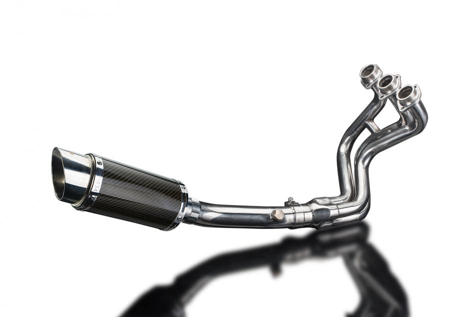YAMAHA MT09 2015-2020 Echappement Complet 3-1 DECAT 200mm Rond Carbone PISTE