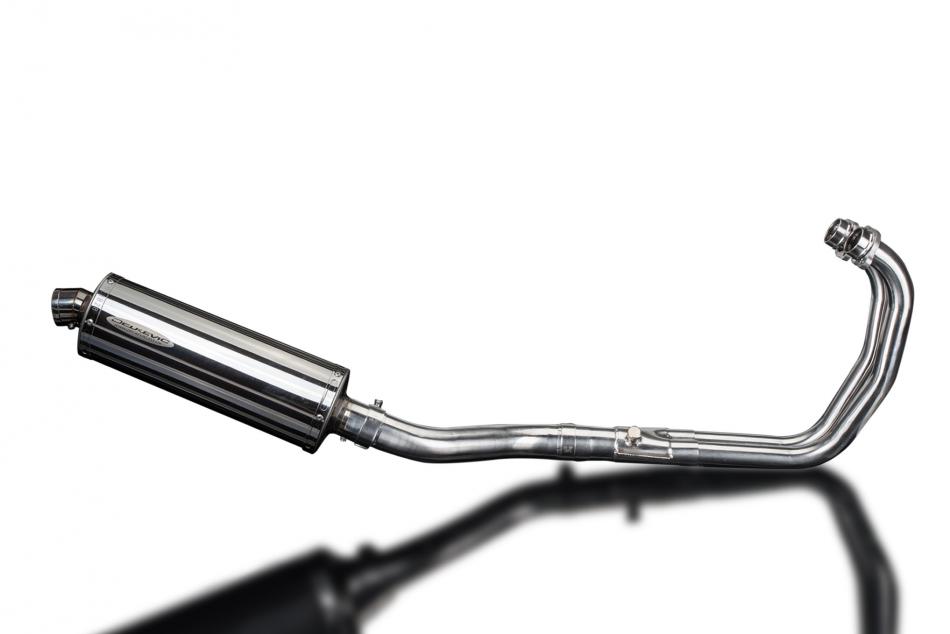 YAMAHA YZF-R3 2015-24 MT03 2017-24 Echappement 2-1 Complet 350mm Ovale Inox