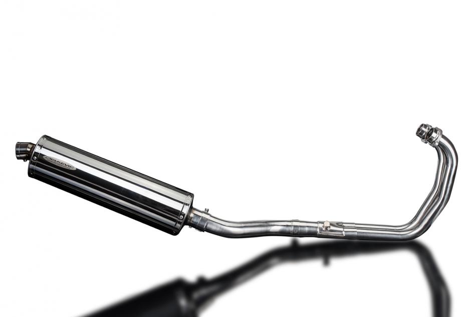 YAMAHA YZF-R3 2015-24 MT03 2017-24 Echappement 2-1 Complet 450mm Ovale Inox