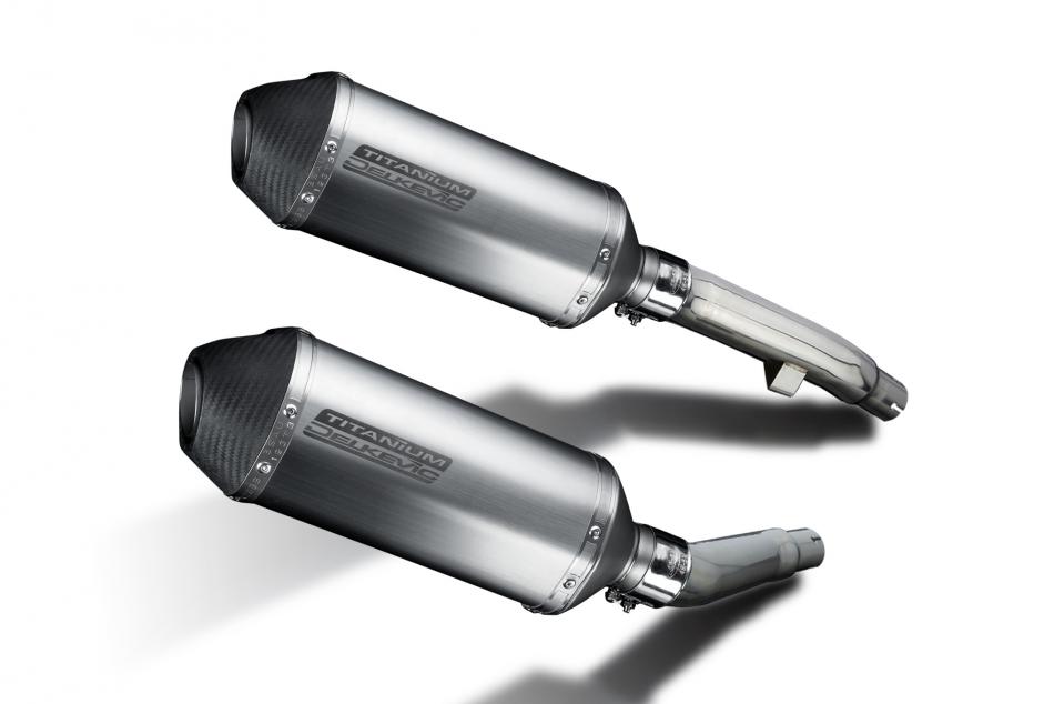 Yamaha XJ900S Diversion 1994-03 Echappement KIT-Silencieux 260mm X-Ovale Titane