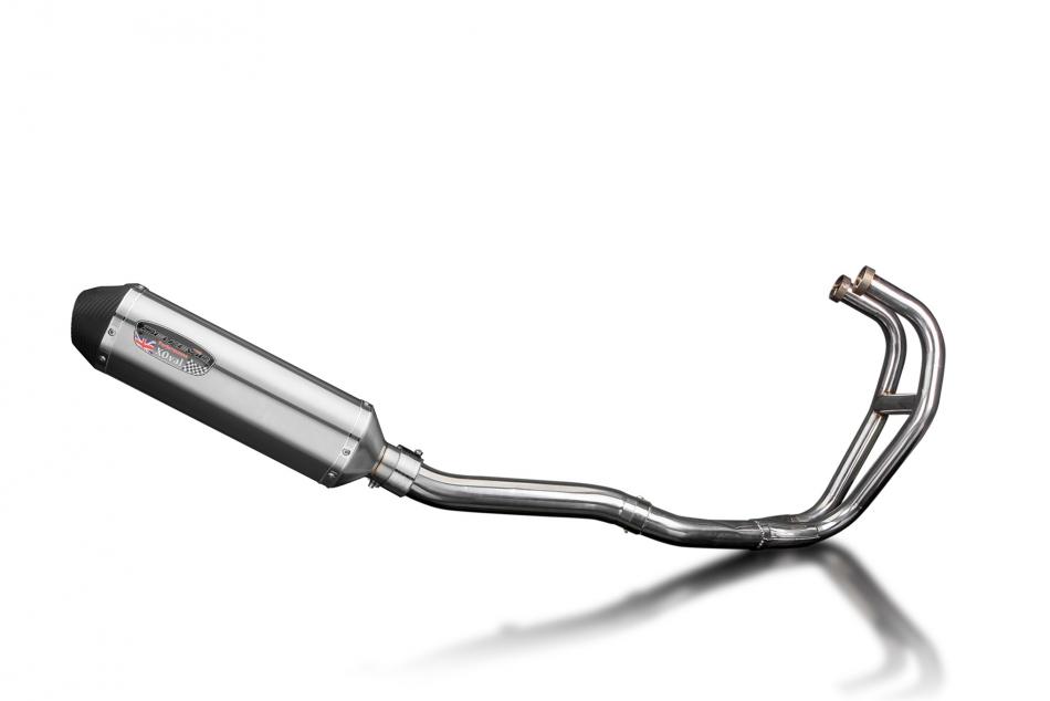 Kawasaki GPZ500S GPZ400S 1987-2007 Echappement 4-1 Silencieux 343mm X-Ovale Inox