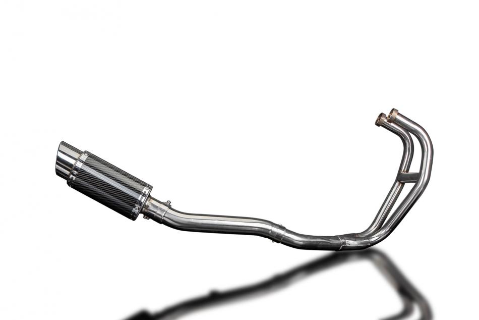 KAWASAKI GPZ500S 1987-2007 Echappement 2-1 Complet 200mm Rond Carbone PISTE