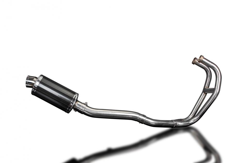 KAWASAKI GPZ500S 1987-2007 Echappement 2-1 Complet 225mm Ovale Carbone PISTE