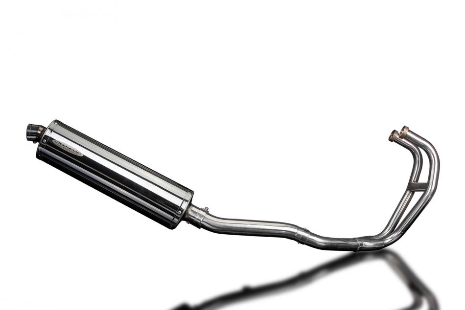 KAWASAKI GPZ500S GPZ400S 1987-2007 Echappement 2-1 Complet 450mm Ovale Inox