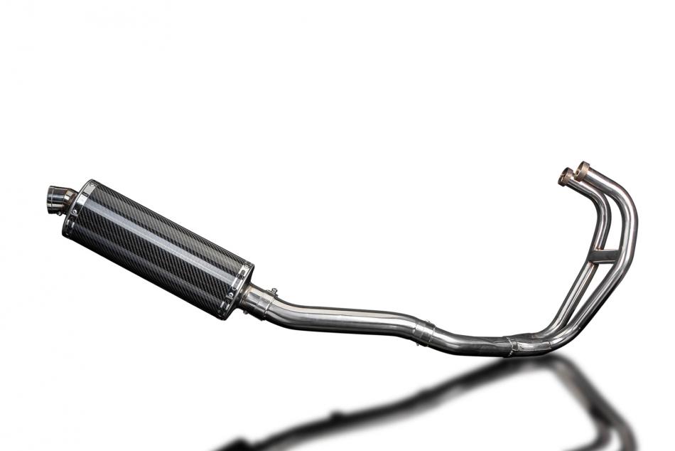KAWASAKI GPZ500S GPZ400S 1987-2007 Echappement 2-1 Complet 350mm Ovale Carbone