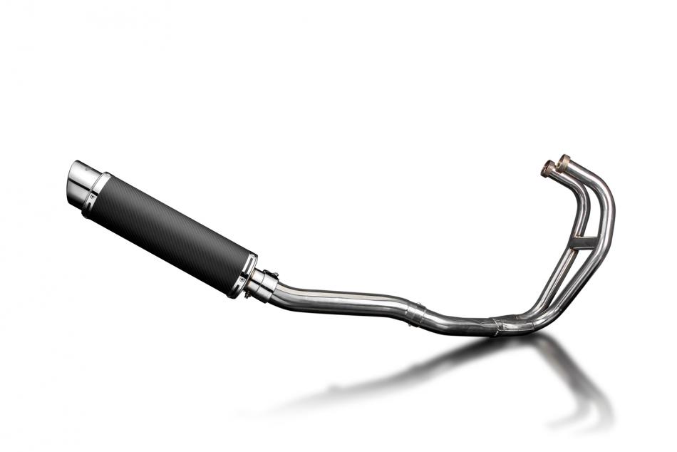 KAWASAKI GPZ500S GPZ400S 1987-2007 Echappement Complet 2-1 Pot350mm Rond Carbone