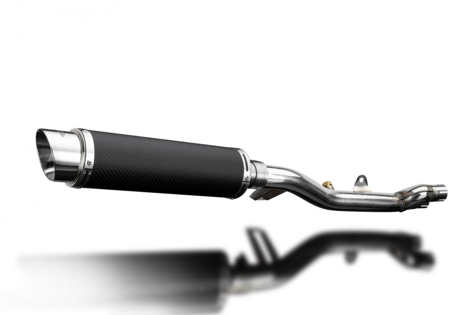 HONDA NT700V DEAUVILLE 2006-2015 Echappement Silencieux 350mm Rond Carbone