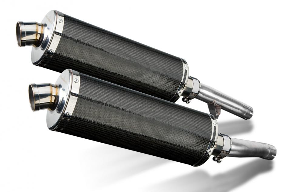 YAMAHA FJ1200 ABS 3XW 1991-1996 Echappement Silencieux 350mm Ovale Carbone