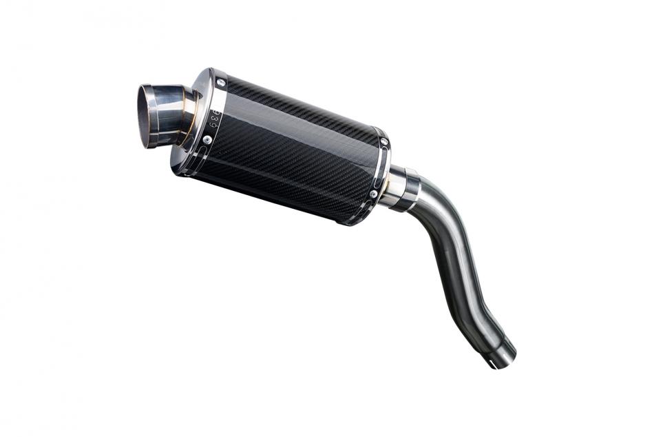 HONDA XL650V TRANSALP 2000-2008 Echappement Silencieux 225mm Ovale Carbone PISTE