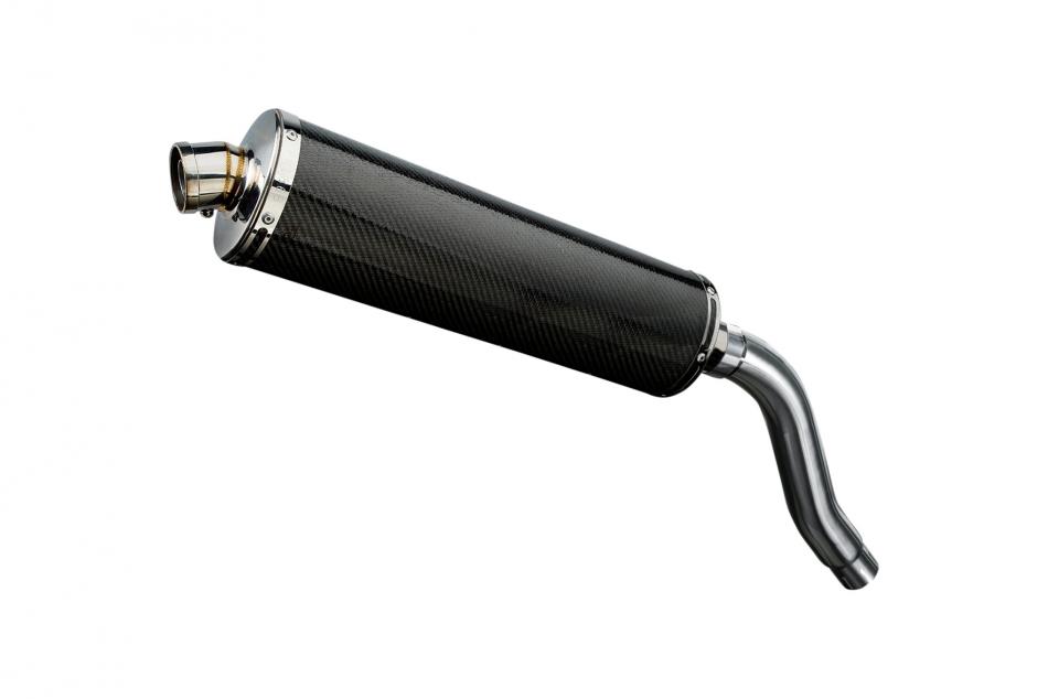 HONDA XL650V TRANSALP 2000-2008 Echappement Silencieux 450mm Ovale Carbone