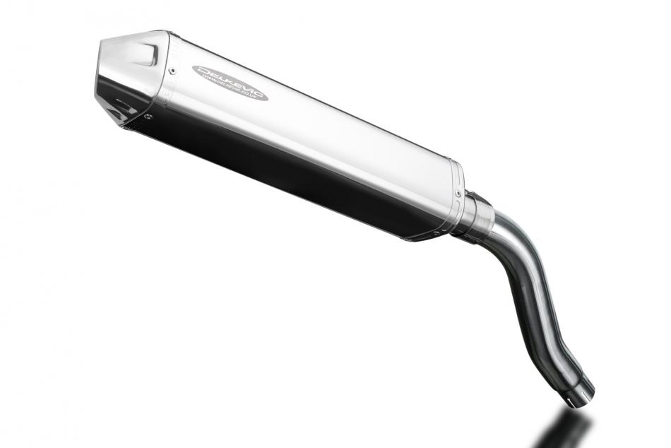 Honda XL650V Transalp 2000-08 Echappement KIT-Silencieux 420mm Tri-Ovale Inox