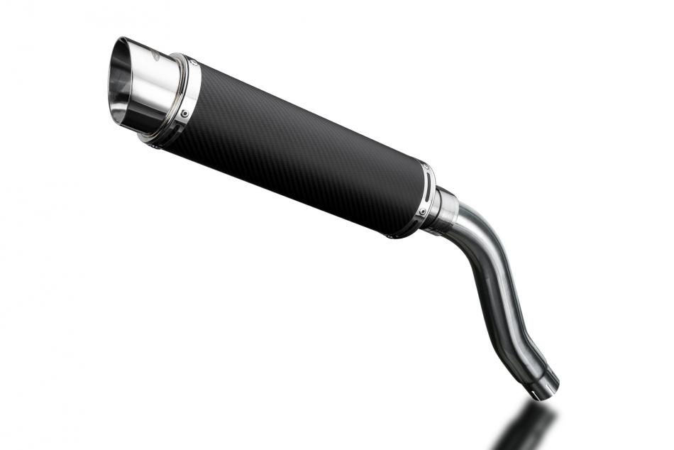 HONDA XL650V TRANSALP 2000-2008 Echappement Silencieux 350mm Rond Carbone