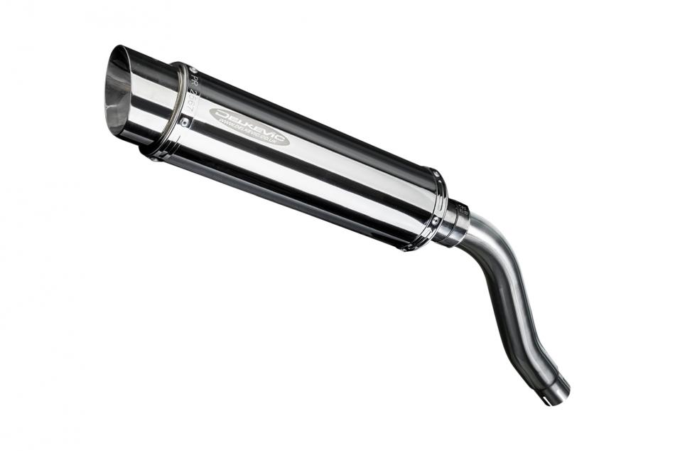 HONDA XL650V TRANSALP 2000-2008 Echappement Silencieux 350mm Rond Inox