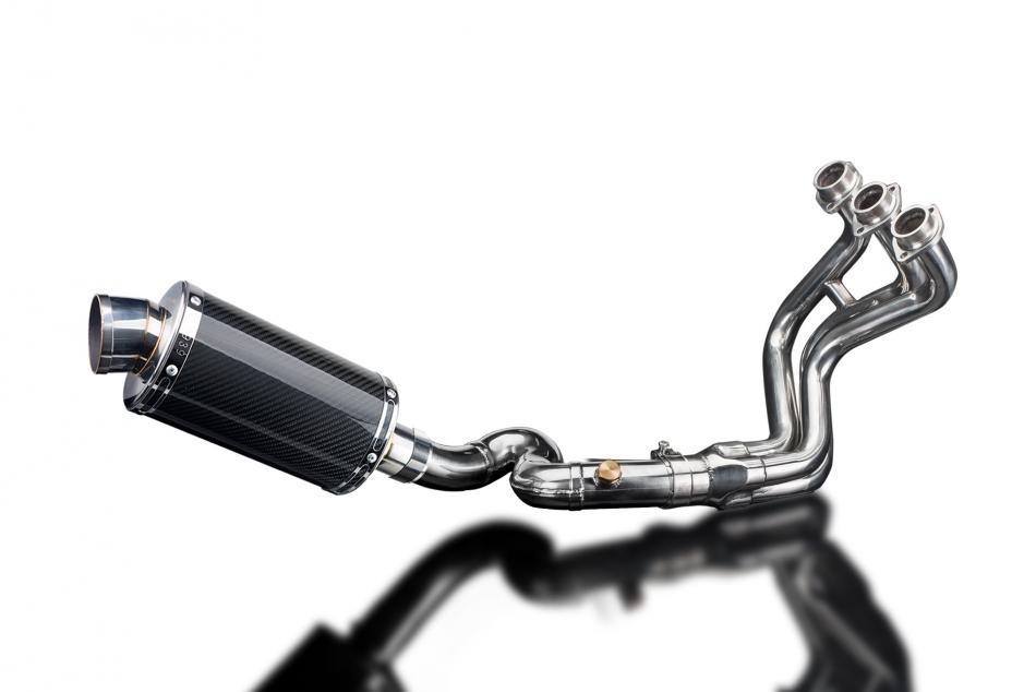 YAMAHA TRACER 900 2015-2020 Echappement Complet 3-1 DECAT 225 OvaleCarbone PISTE