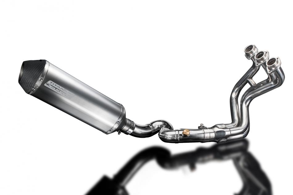 YAMAHA TRACER 900 2015-2020 Echappement Complet 3-1 DECAT Pot 343 X-Ovale Titane