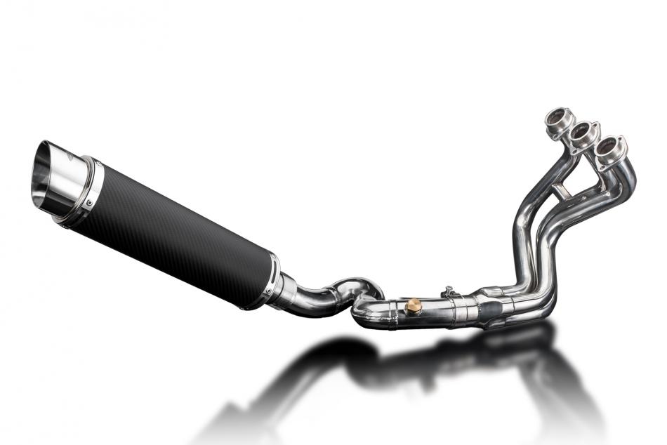 YAMAHA TRACER 900 2015-2020 Echappement Complet 3-1 DECAT Pot 350mm Rond Carbone