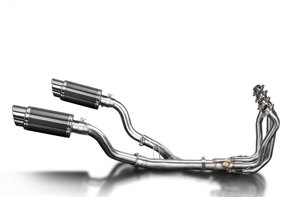 KAWASAKI Z1000 Z1000SX 2010-2020 Echappement 4-2 Complet 200 Rond Carbone PISTE