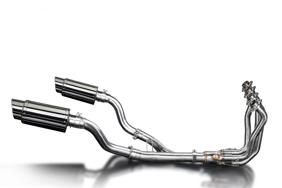 KAWASAKI Z1000 Z1000SX 2010-2020 Echappement Complet 4-2 Pot 200 Rond Inox PISTE