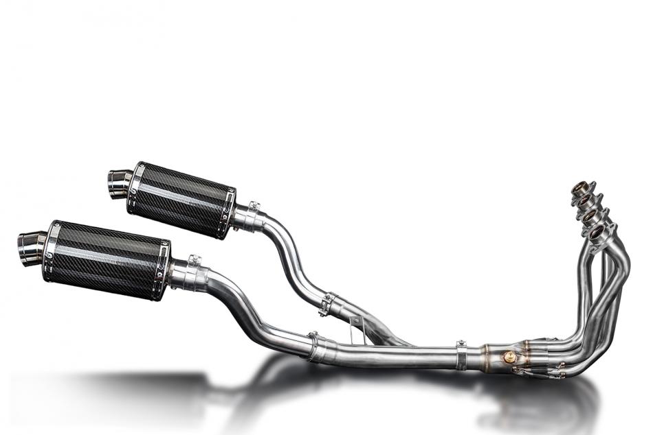 KAWASAKI Z1000 Z1000SX 2010-2020 Echappement 4-2 Complet 225 Ovale Carbone PISTE