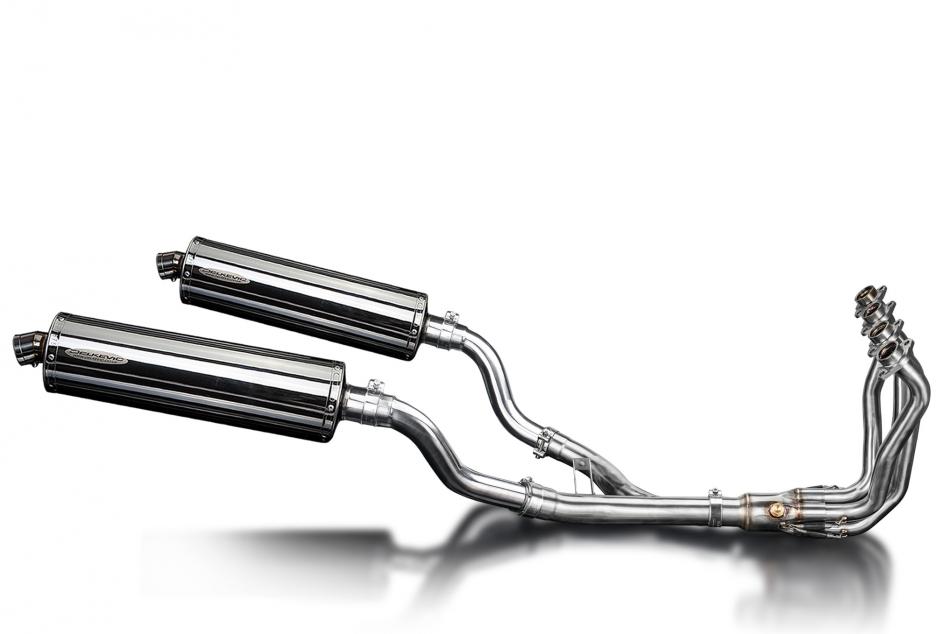 KAWASAKI Z1000 Z1000SX 2010-2020 Echappement 4-2 Complet Pot 450mm Ovale Inox