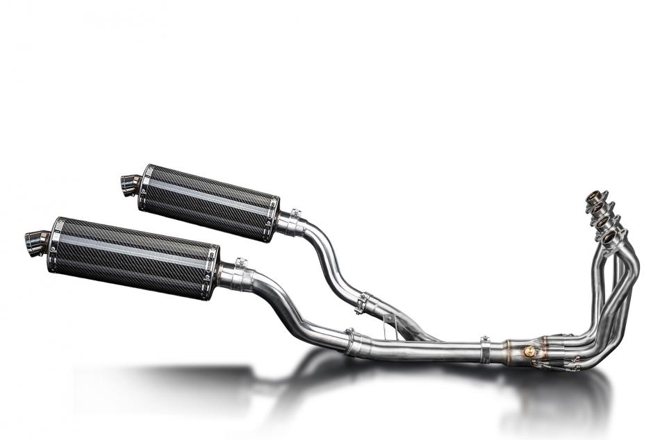 KAWASAKI Z1000 Z1000SX 2010-2020 Echappement 4-2 Complet 350mm Ovale Carbone